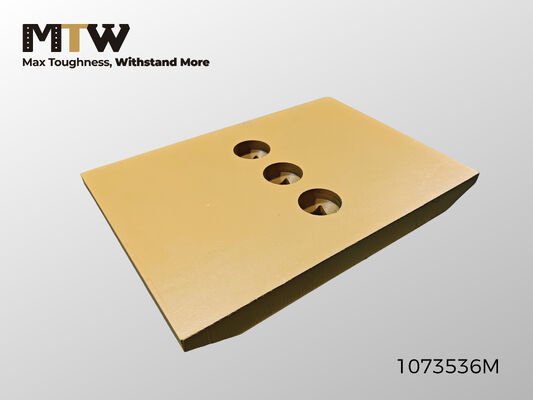 107-3536 Tagliente a doppio smusso 3 fori per bulldozer e livellatrice