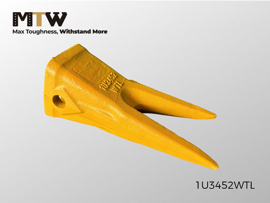 1U3452WTL Dente gemellato del caricatore dell'escavatore del dente 14.5KG J450 J460 della benna della roccia tagliente