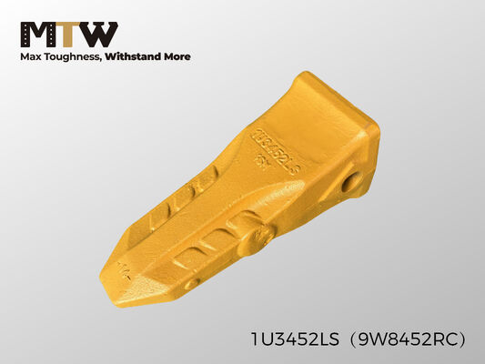 Dente della benna dell'escavatore 1U3452LS J450 13.3KG Dente della benna dell'escavatore in lega di fusione