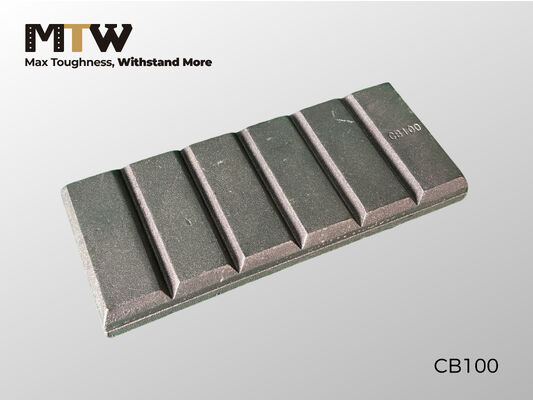 Parte antiusura del blocco di cioccolato CB100 Componente di protezione antiusura per attrezzature pesanti 240×100×23mm 3,9 kg