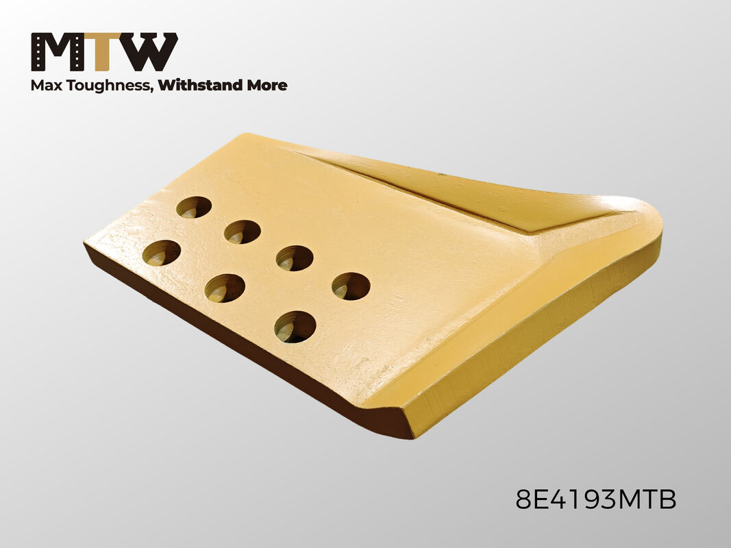 8E-4193 Punta HCEB 40×403×597 Punta per bulldozer resistente a 7 fori