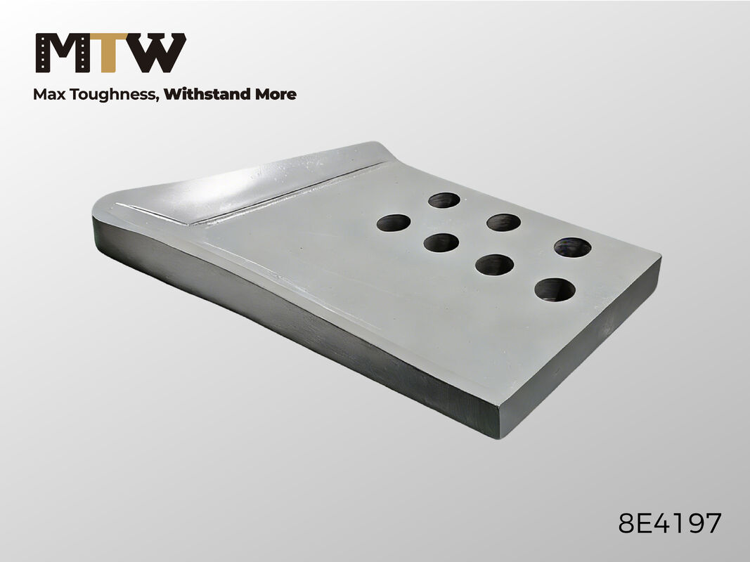 8E-4197 Punta HCEB 50×405×610 Punta per bulldozer resistente a 7 fori