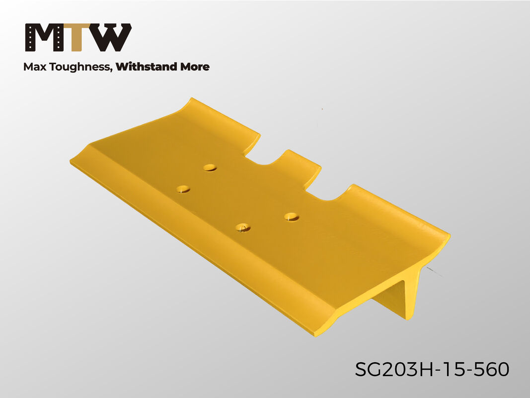 Pattino a costola singola SG203H-15-560 6Y6389 CR4443 per bulldozer D6R D6T