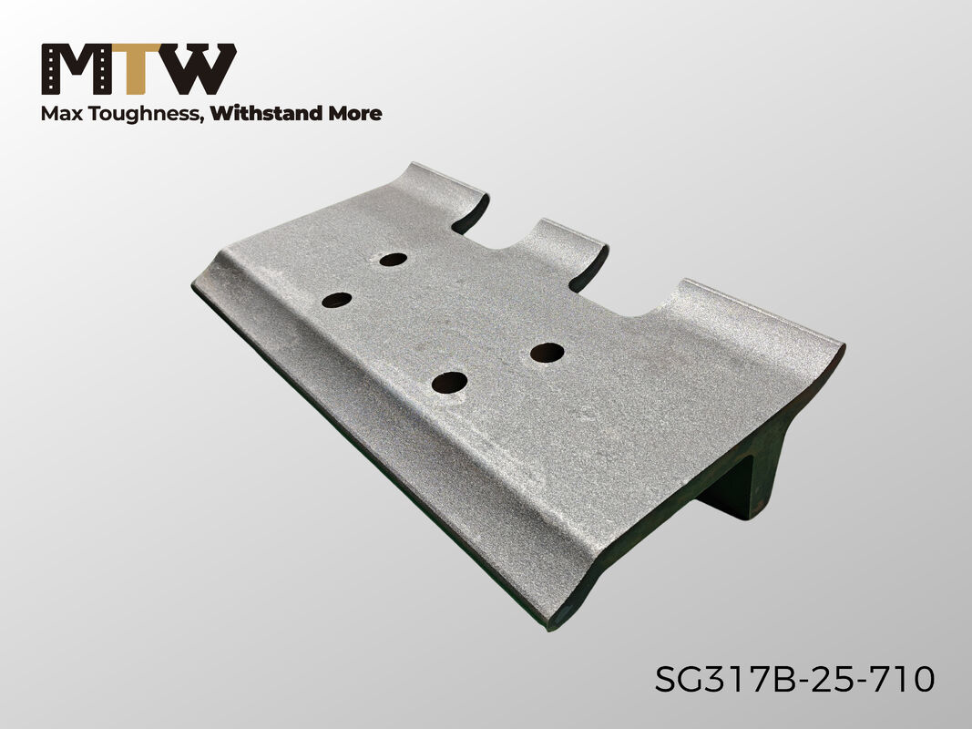 Pattini a costola singola KM3098/710 per carro bulldozer