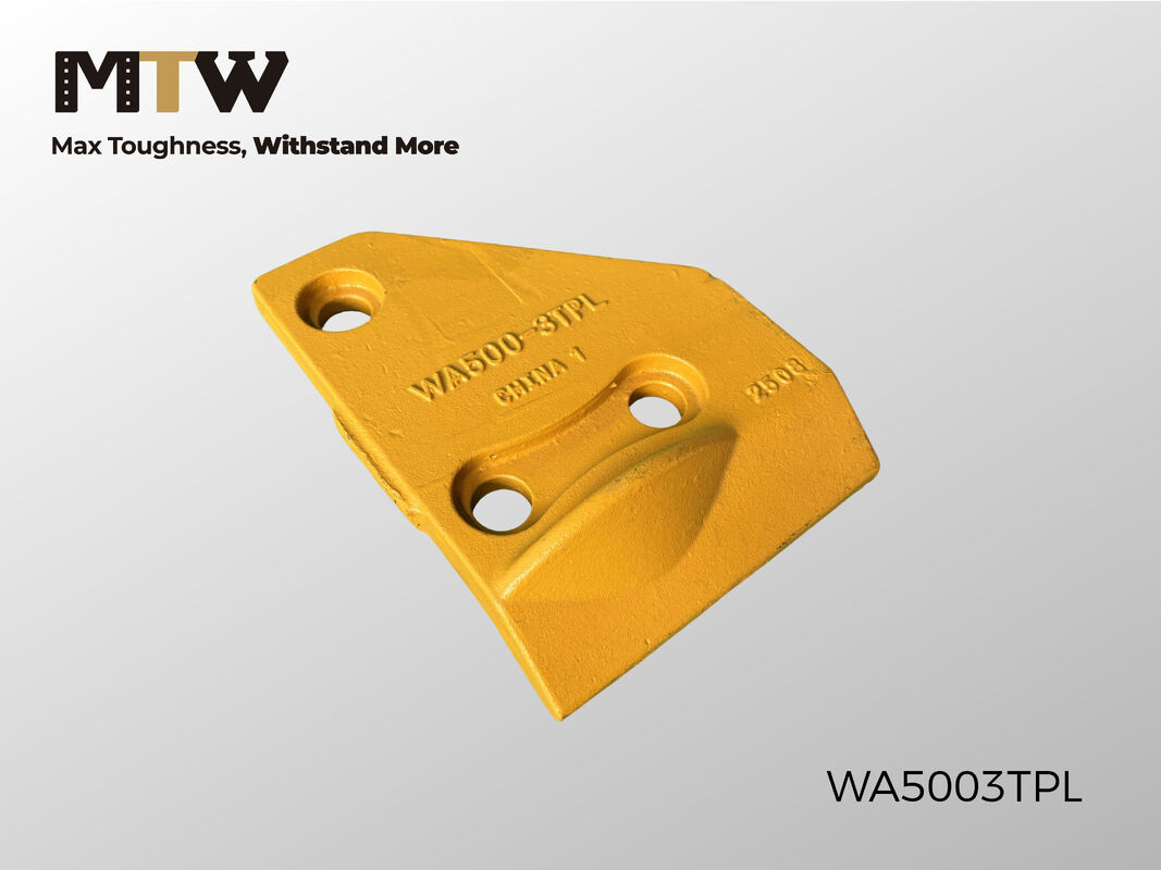 WA5003TPL Mezza freccia 3 fori 10,2 kg Segmento di protezione della benna per pala gommata