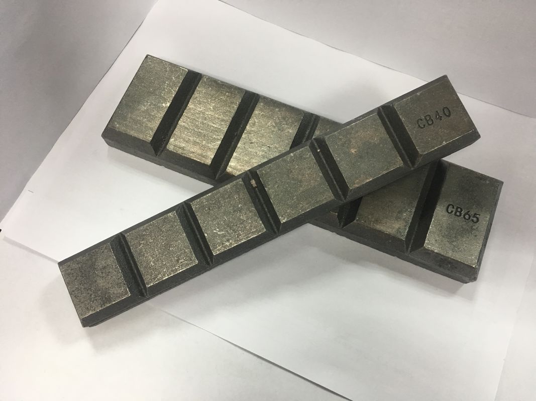 Parte di usura del blocco di cioccolato CB65 240×65×23mm Componente dello strumento di aggancio a terra 2,5 kg