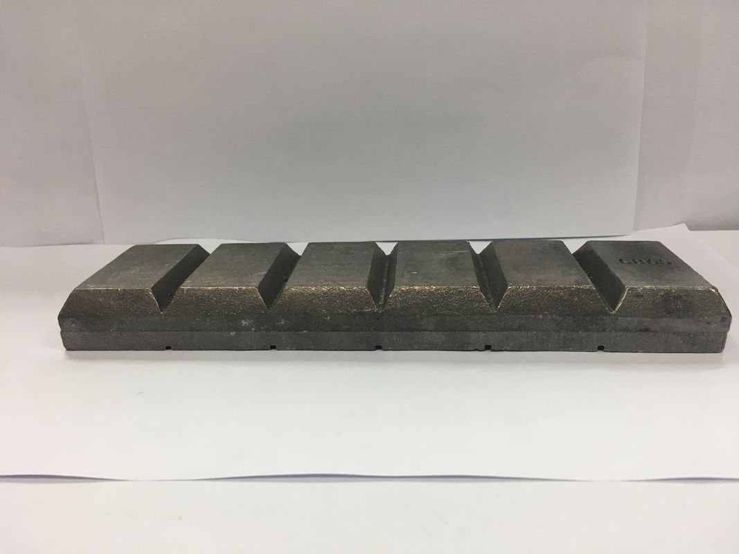 Parte antiusura del blocco di cioccolato CB150 Componente di protezione antiusura per attrezzature pesanti 240×150×23mm 6KG